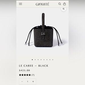 Giarité LE CAREE - BLACK Bag.Brand new